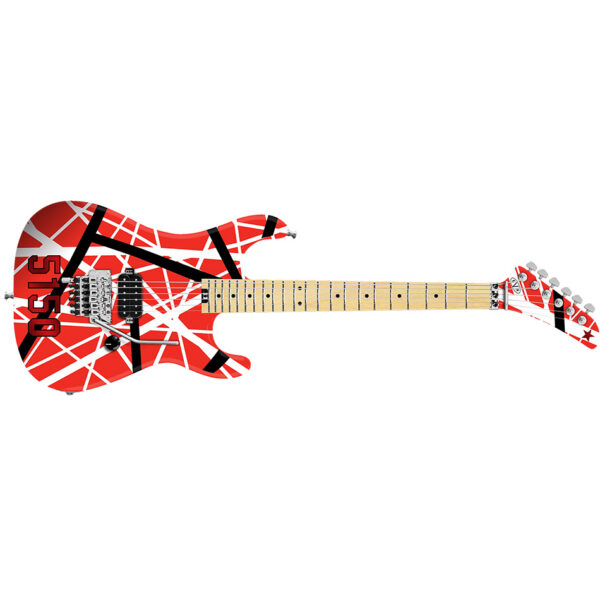 EVH Striped Series 5150 - Red, Black & White Stripes