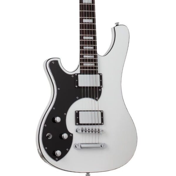 Schecter Stargazer-6 Left-Handed Electric Guitar - Gloss White