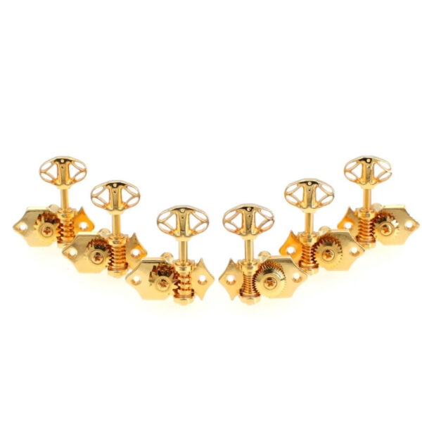 Graph Tech Ratio Acoustic 3+3 Skeleton Tuners - Gold