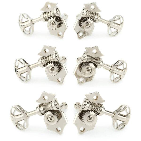Graph Tech Ratio Acoustic 3+3 Skeleton Tuners, Nickel