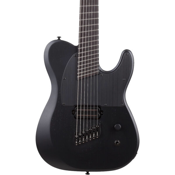 Schecter PT-7 MS Black Ops 7-String, Satin Black