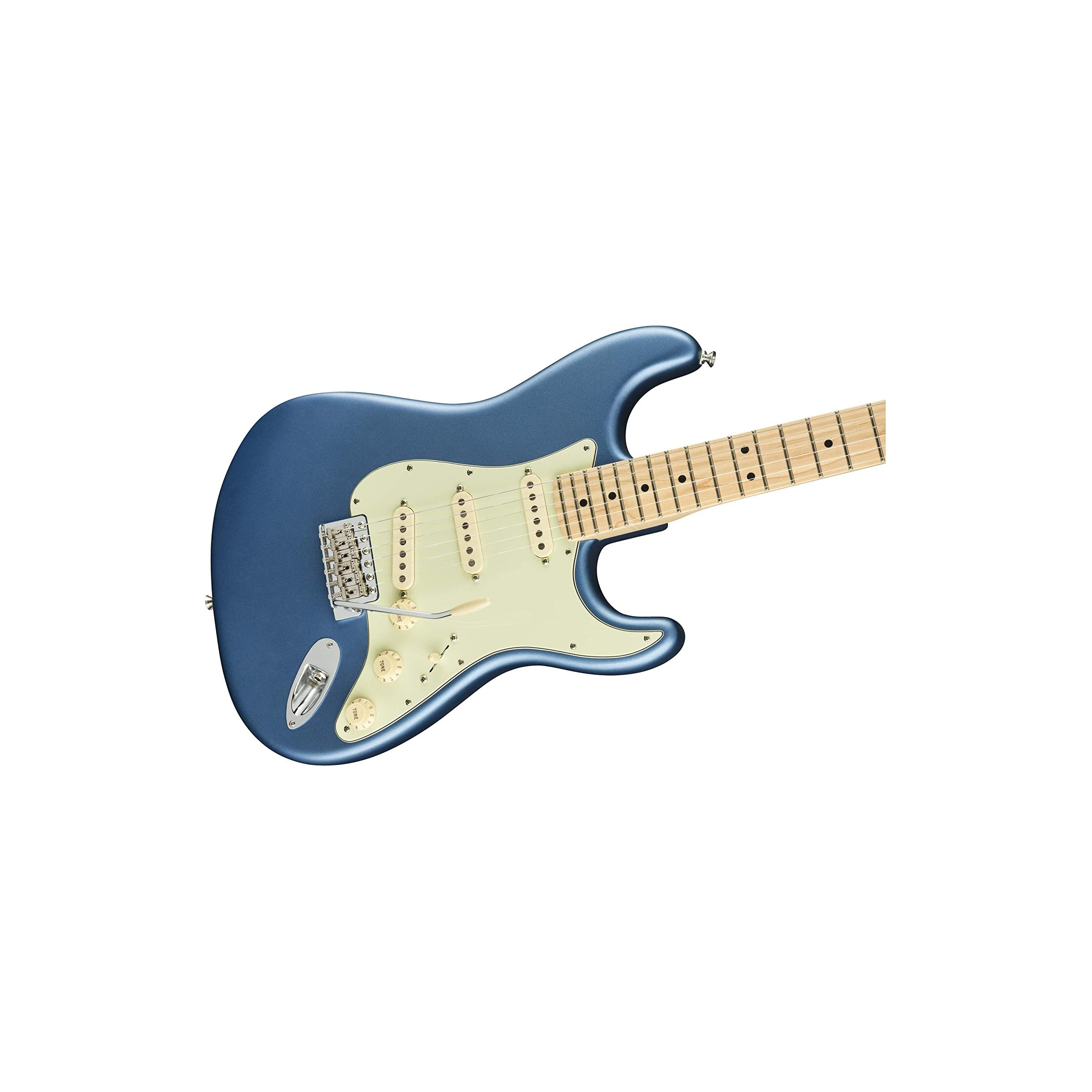 Fender American Performer Stratocaster, Maple FB, Satin Lake - Image 2