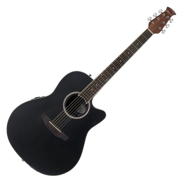 Ovation Applause AB24-5S Mid-Depth Acoustic-Electric - Black