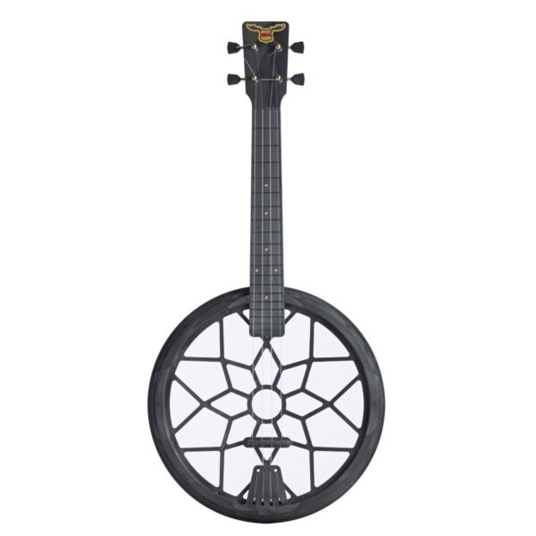 Outdoor Ukulele Banjolele - Carbon Gold, Clear Head