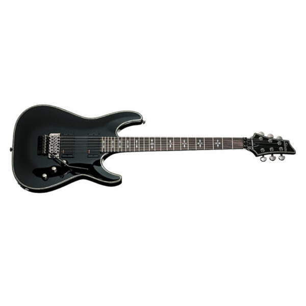 Schecter C-1 Hellraiser FR Electric Guitar - Black Gloss