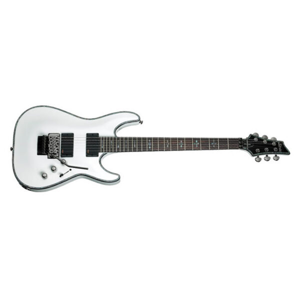 Schecter C-1 Hellraiser FR Electric Guitar - White Gloss