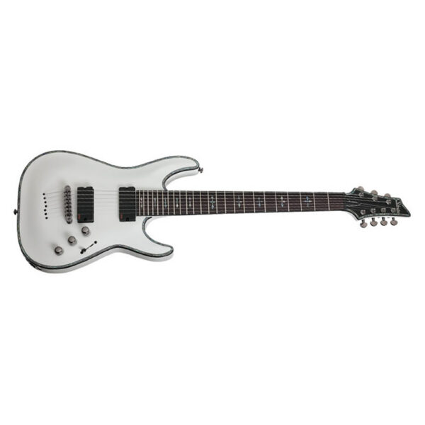 Schecter Hellraiser C-7 7-String Electric Guitar - White