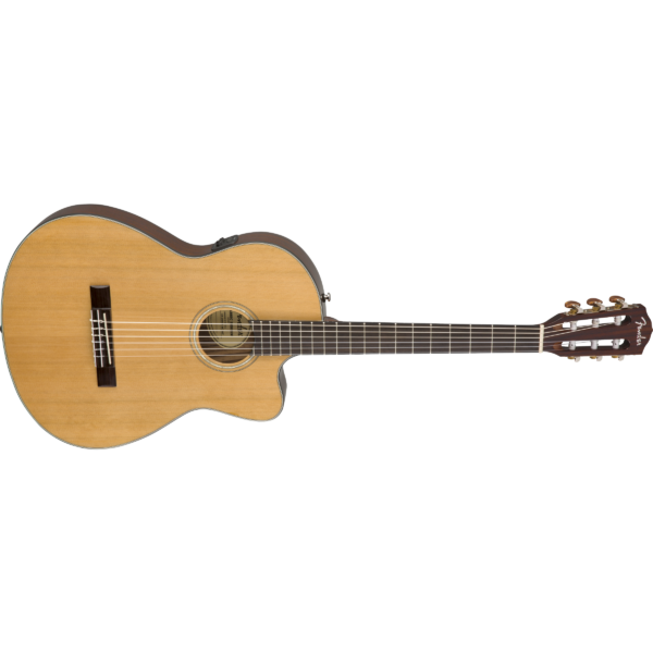 Fender CN-140SCE Nylon Thinline w/Case, Natural