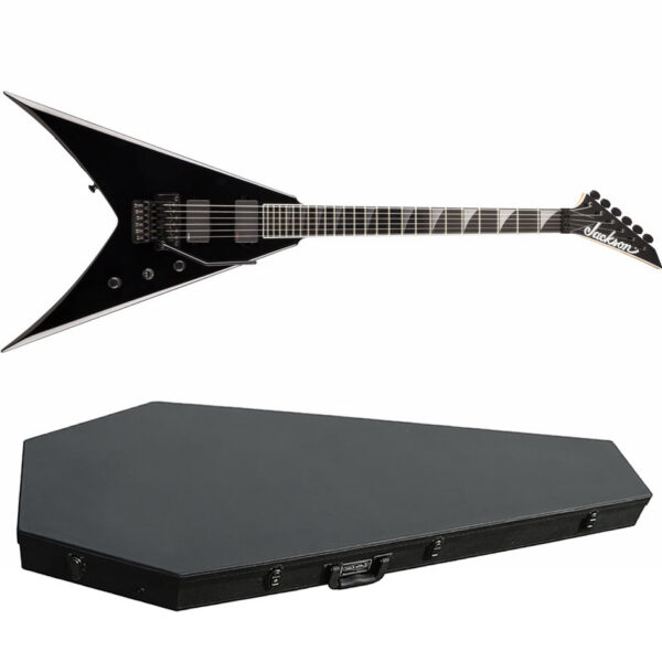 Jackson KVMG Pro Series King V - Ebony FB, Black + Coffin Case