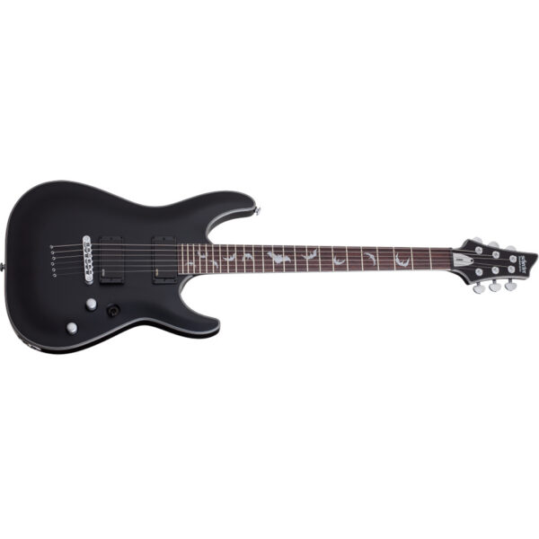Schecter Damien Platinum-6 Electric Guitar - Satin Black