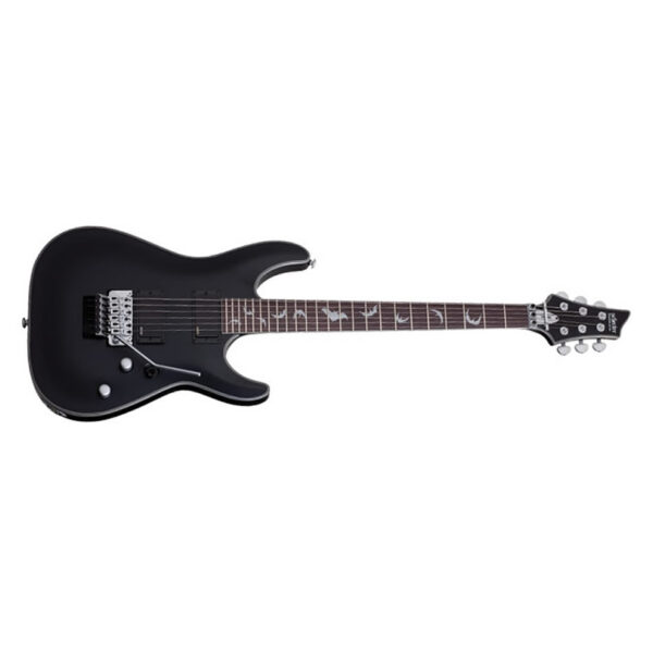 Schecter Damien Platinum 6 - Satin Black w/ Floyd Rose