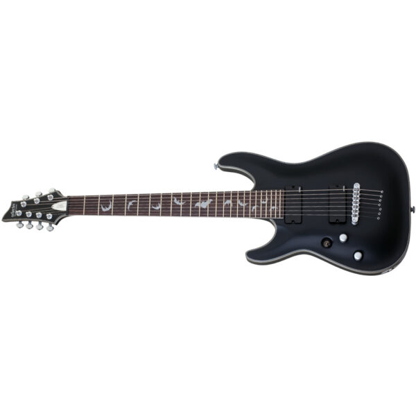 Schecter Damien Platinum-7 Left-Handed 7-String, Satin Black