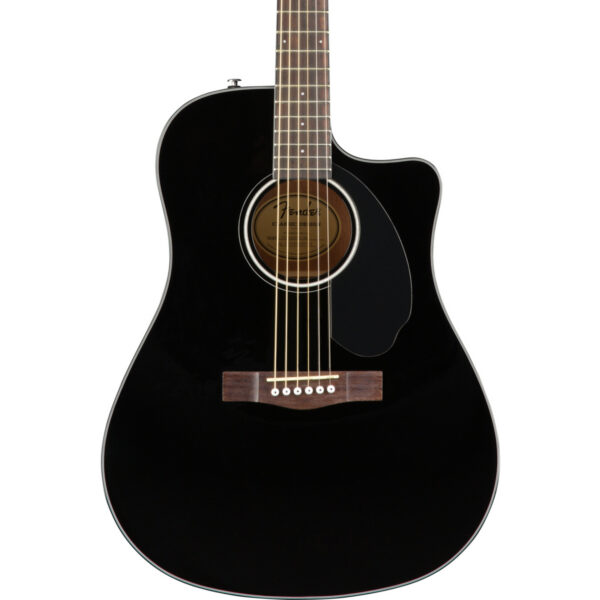 Fender CD-60SCE Dreadnought Acoustic-Electric, Black