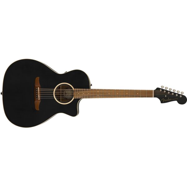 Fender Newporter Special Acoustic-Electric, Matte Black w/Bag