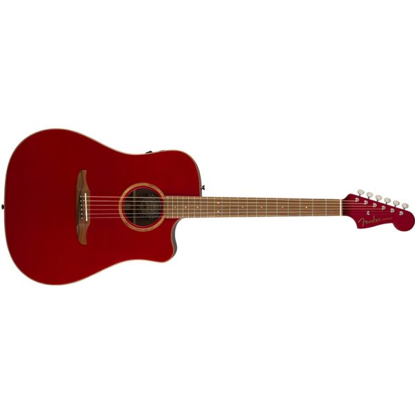 Fender Redondo Classic Acoustic-Electric, Hot Rod Red Metallic