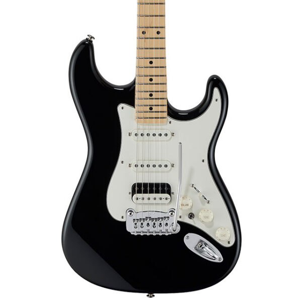 G&L Fullerton Deluxe Legacy HSS Electric Guitar, Jet Black