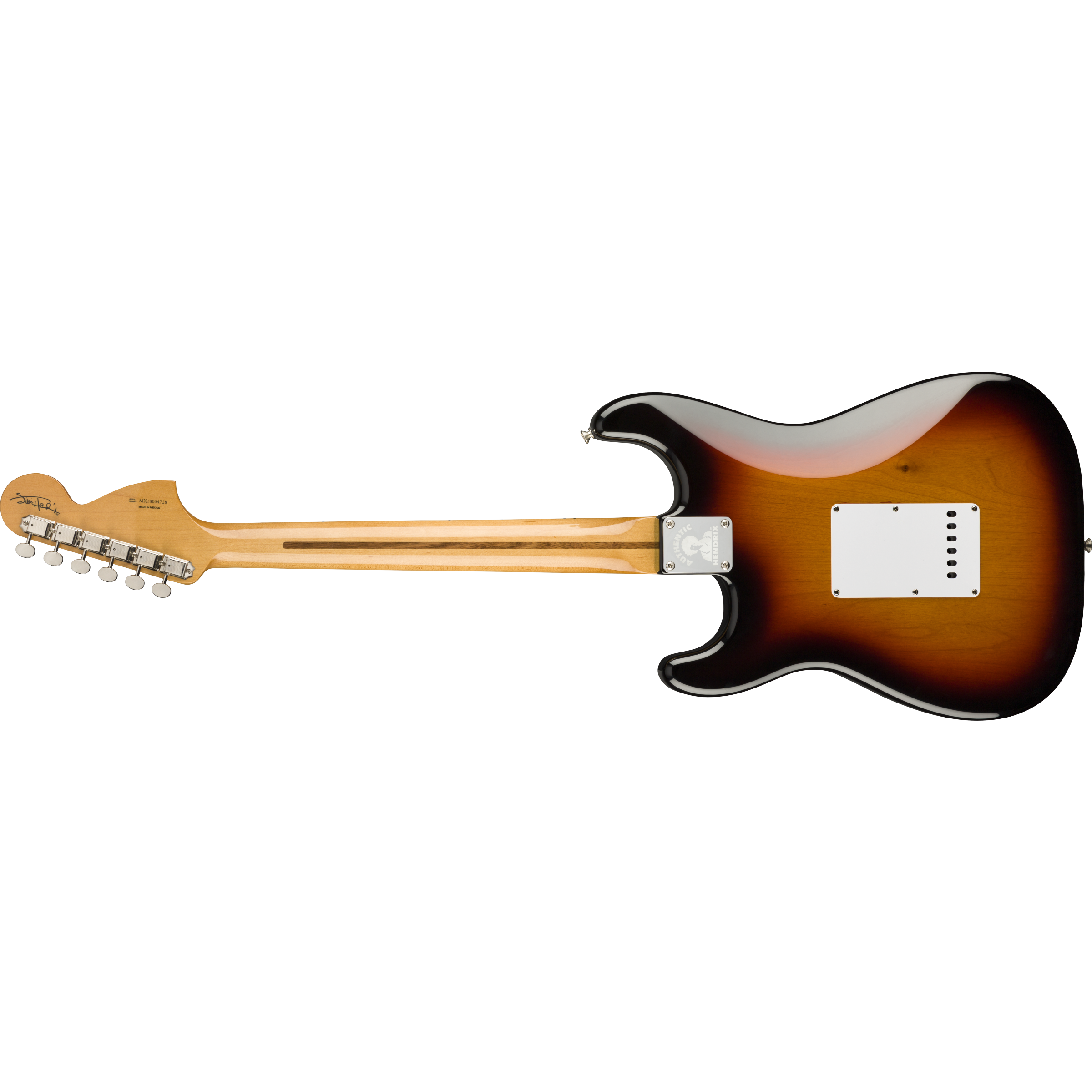 Fender Jimi Hendrix Stratocaster - 3-Color Sunburst, Maple Fretboard - Image 3