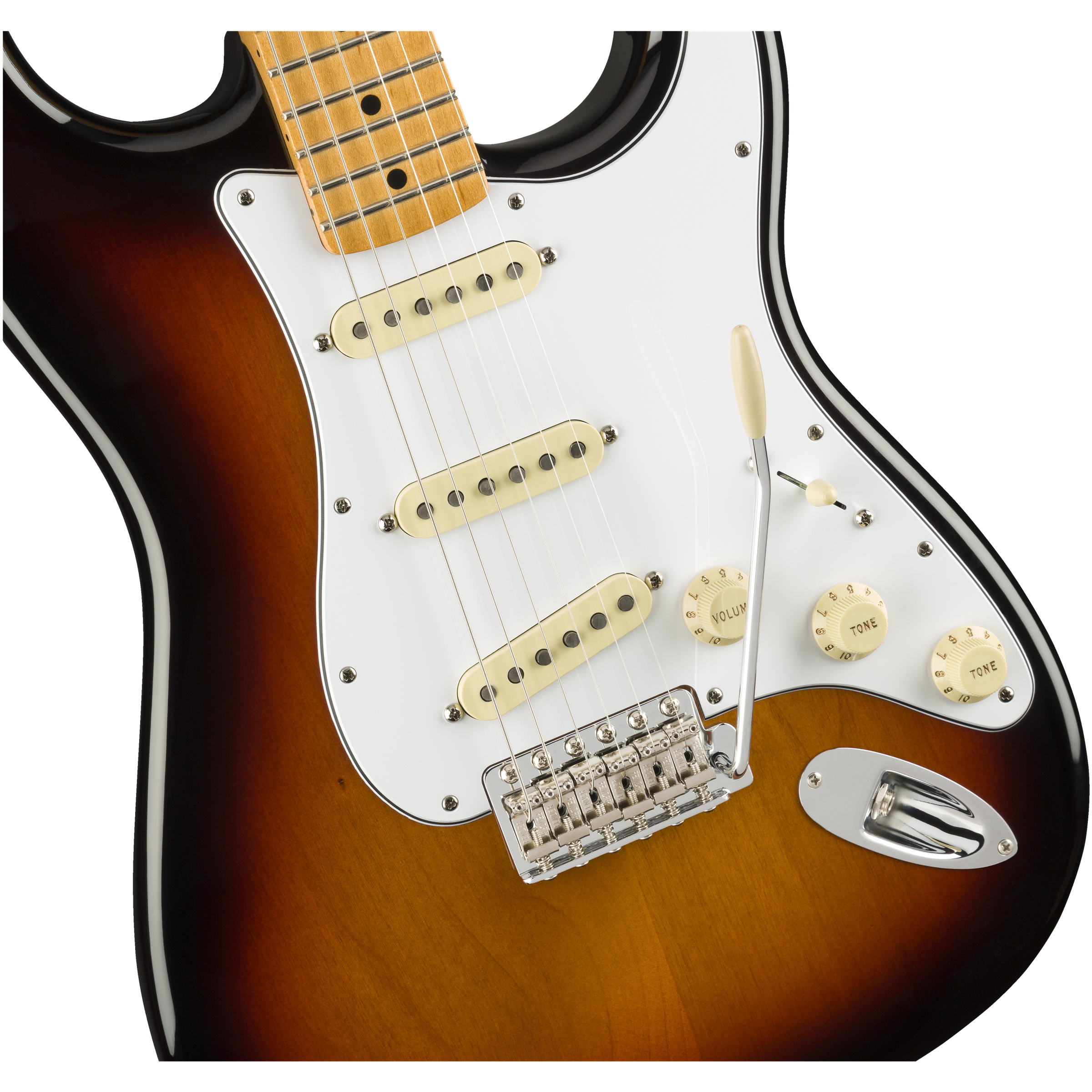 Fender Jimi Hendrix Stratocaster - 3-Color Sunburst, Maple Fretboard - Image 2