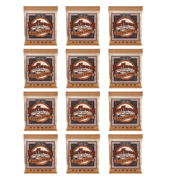Ernie Ball 2148 Earthwood Phosphor Bronze Strings 12-Pack