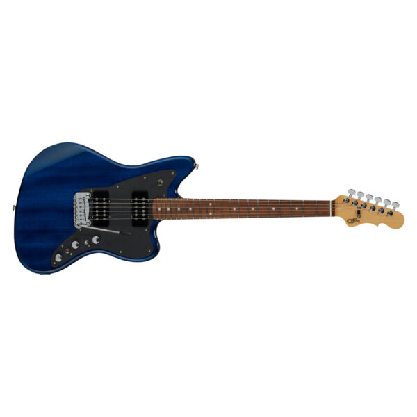 G&L Fullerton Deluxe Doheny V12 Electric Guitar - Clear Blue