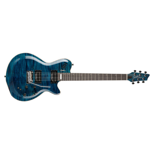 Godin LGX-SA AA Flamed Maple Top Electric - Trans Blue