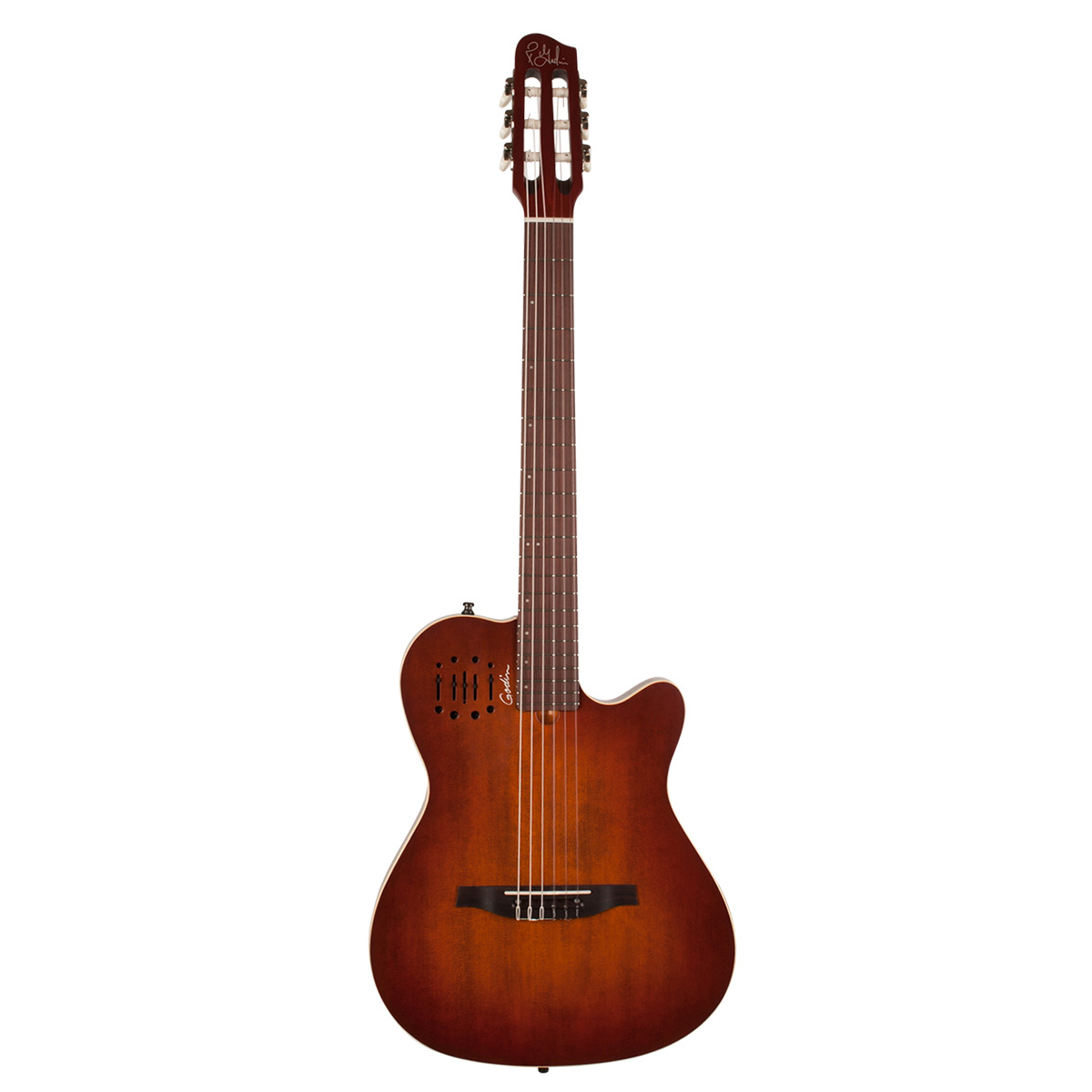Godin Multiac Nylon Encore Burnt Umber SG w/ Gig Bag