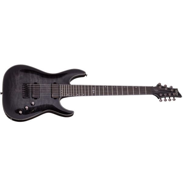 Schecter Hellraiser Hybrid C-7 7-String - Trans Black Burst