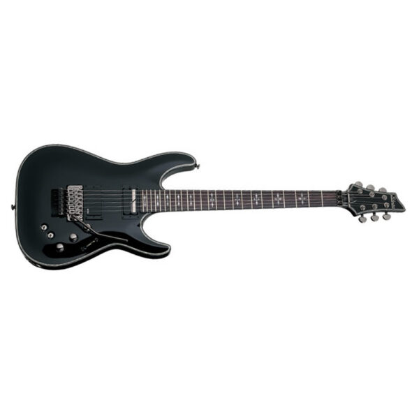 Schecter Hellraiser C-1 Sustaniac - Black w/ Floyd Rose