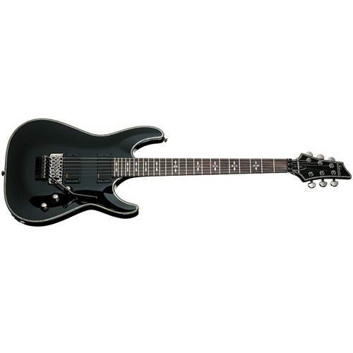 Schecter Hellraiser C-1 Floyd Rose - Black - EMG (Used)