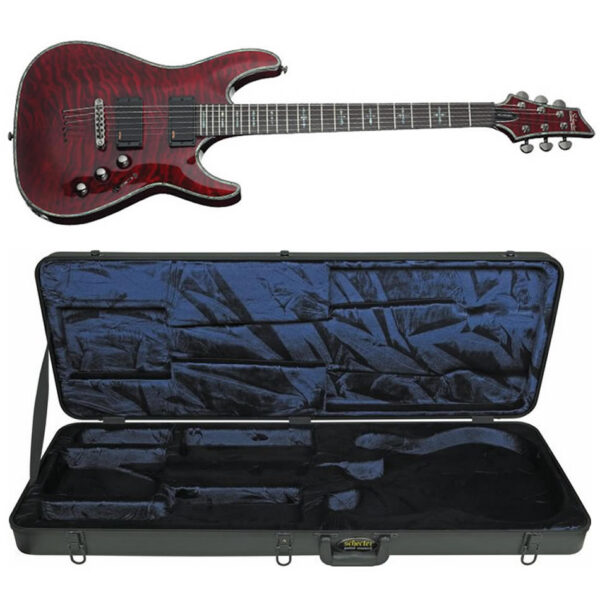 Schecter C-1 Hellraiser Black Cherry Electric Guitar + Case