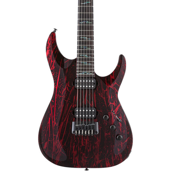 Schecter C-1 Silver Mountain Electric Guitar - Blood Moon