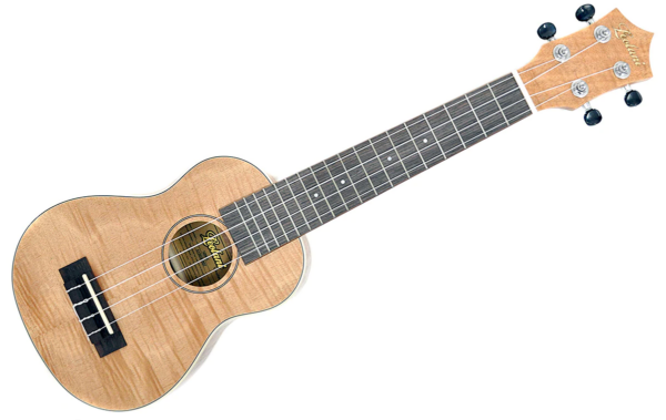 Leolani Concert Ukulele - Curly Okoume TUX Finish