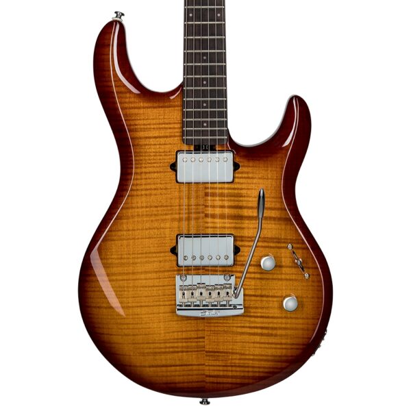 Sterling by Music Man LK100-HZB Luke Electric Guitar, Hazel Burst