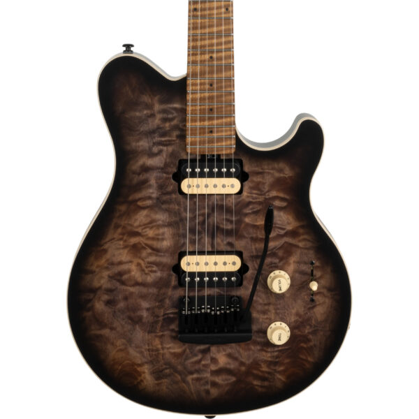 Ernie Ball Music Man Axis Super Sport - Charcoal Cloud Quilt