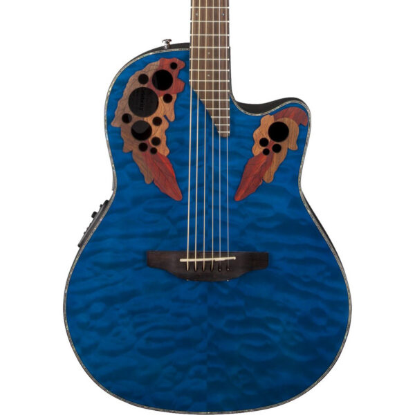 Ovation Celebrity Elite Plus CE44P-8TQ - Caribbean Blue
