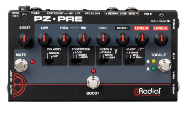 Radial PZ-Pre Acoustic Instrument Preamp Pedal