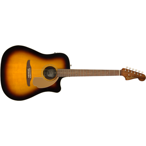 Fender Redondo Player Acoustic - Sunburst, Walnut FB