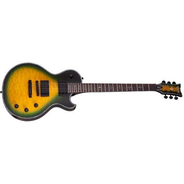 Schecter Hellraiser Solo-II Passive - Dragon Burst