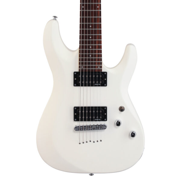 Schecter C-8 Deluxe 8-String Electric Guitar - Satin White