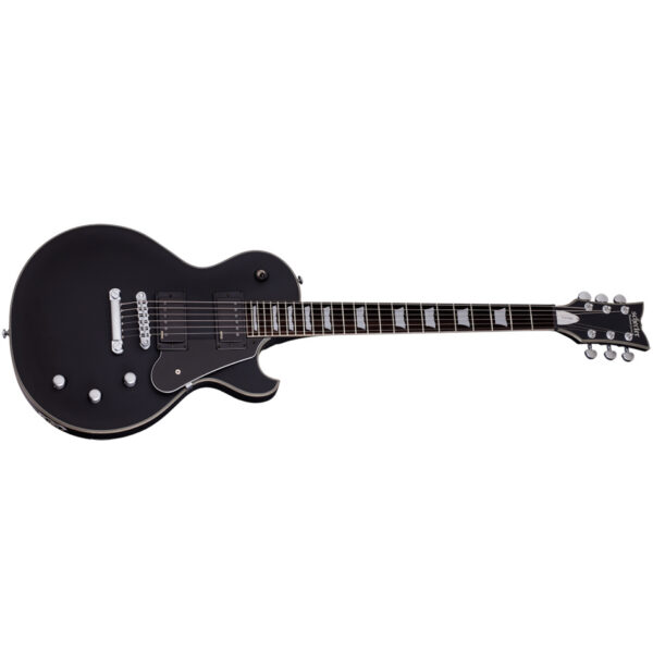 Schecter Solo-II Platinum Satin Black Electric Guitar