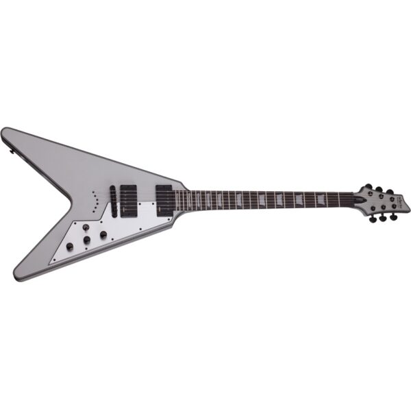 Schecter V-1 Platinum Electric Guitar - Satin Silver
