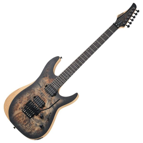 Schecter Reaper-6 FR Electric Guitar - Satin Charcoal Burst