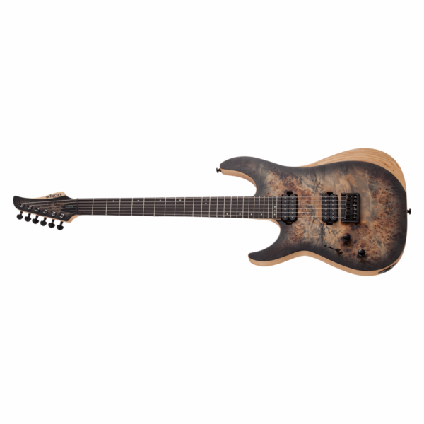 Schecter Reaper-6 Left-Handed Electric Guitar - Satin Charcoal Burst