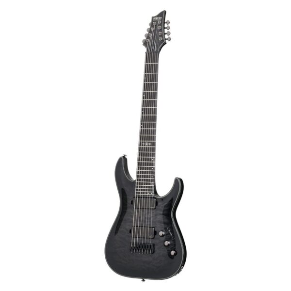Schecter Hellraiser Hybrid C-8 8-String, Trans Black Burst