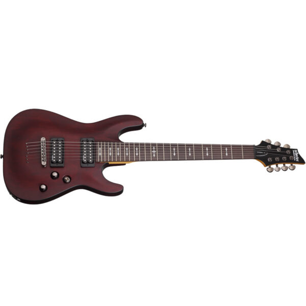 Schecter Omen 7 7-String Electric Guitar - Walnut Satin