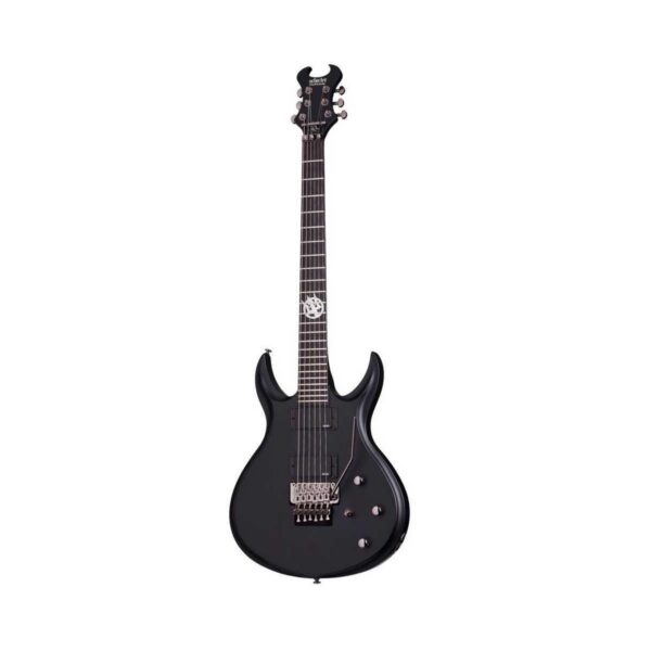 Schecter Tommy Victor Devil-FR Electric Guitar, Satin Black
