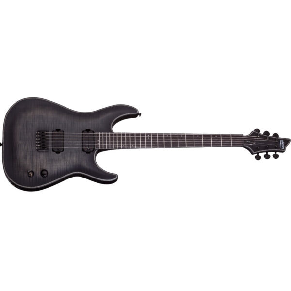 Schecter Keith Merrow KM-6 - Trans Black Burst Satin, Ebony