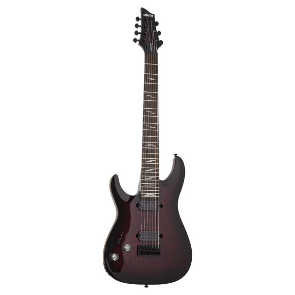Schecter Omen Elite-6 LH Electric Guitar - Black Cherry Burst