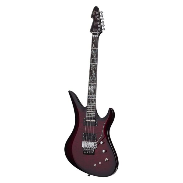 Schecter Nikki Stringfield A-6 FR S Electric Guitar - Bright Red Burst