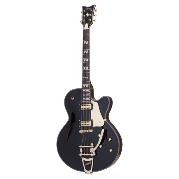 Schecter Coupe Hollowbody Electric Guitar - Gloss Black